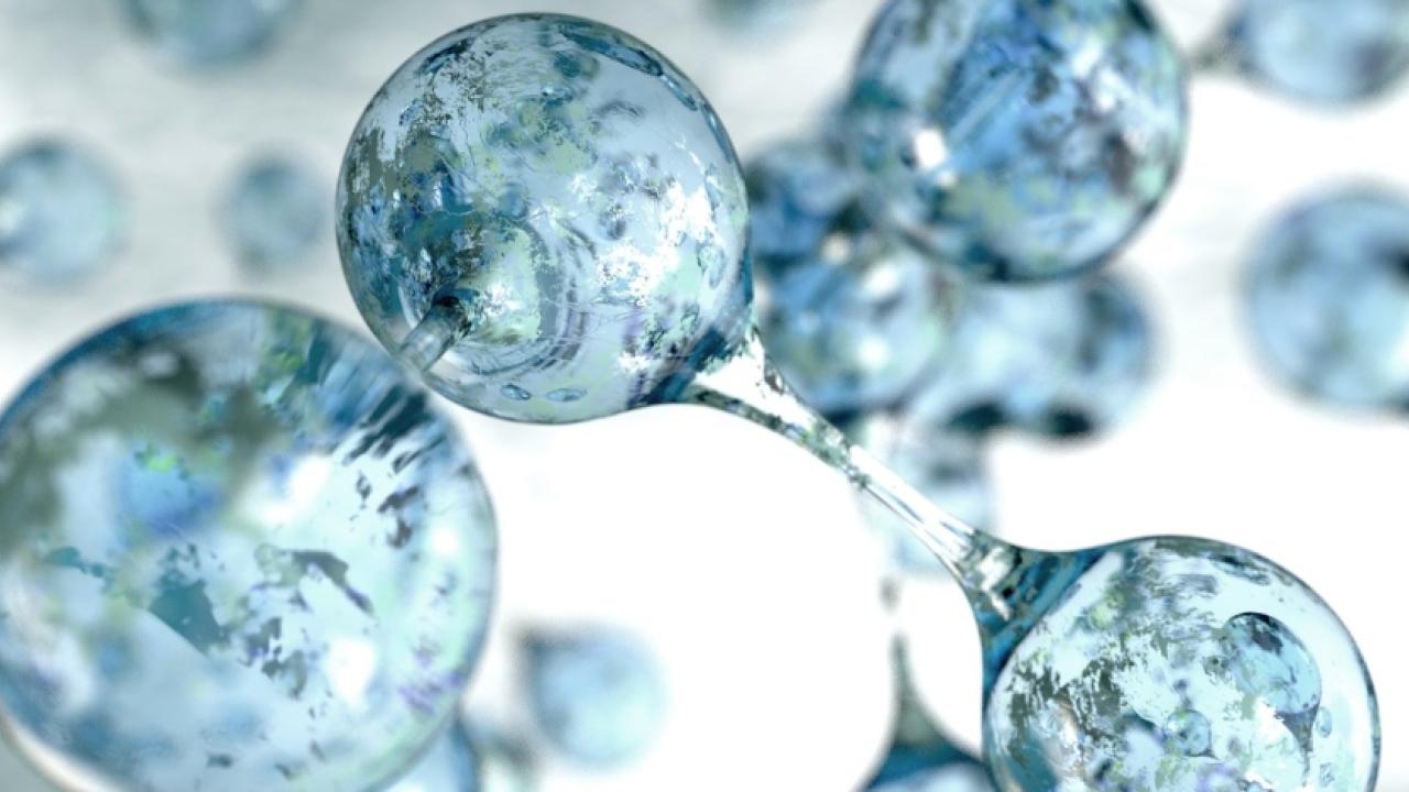 artist's depiction of super-oxygenated water droplets