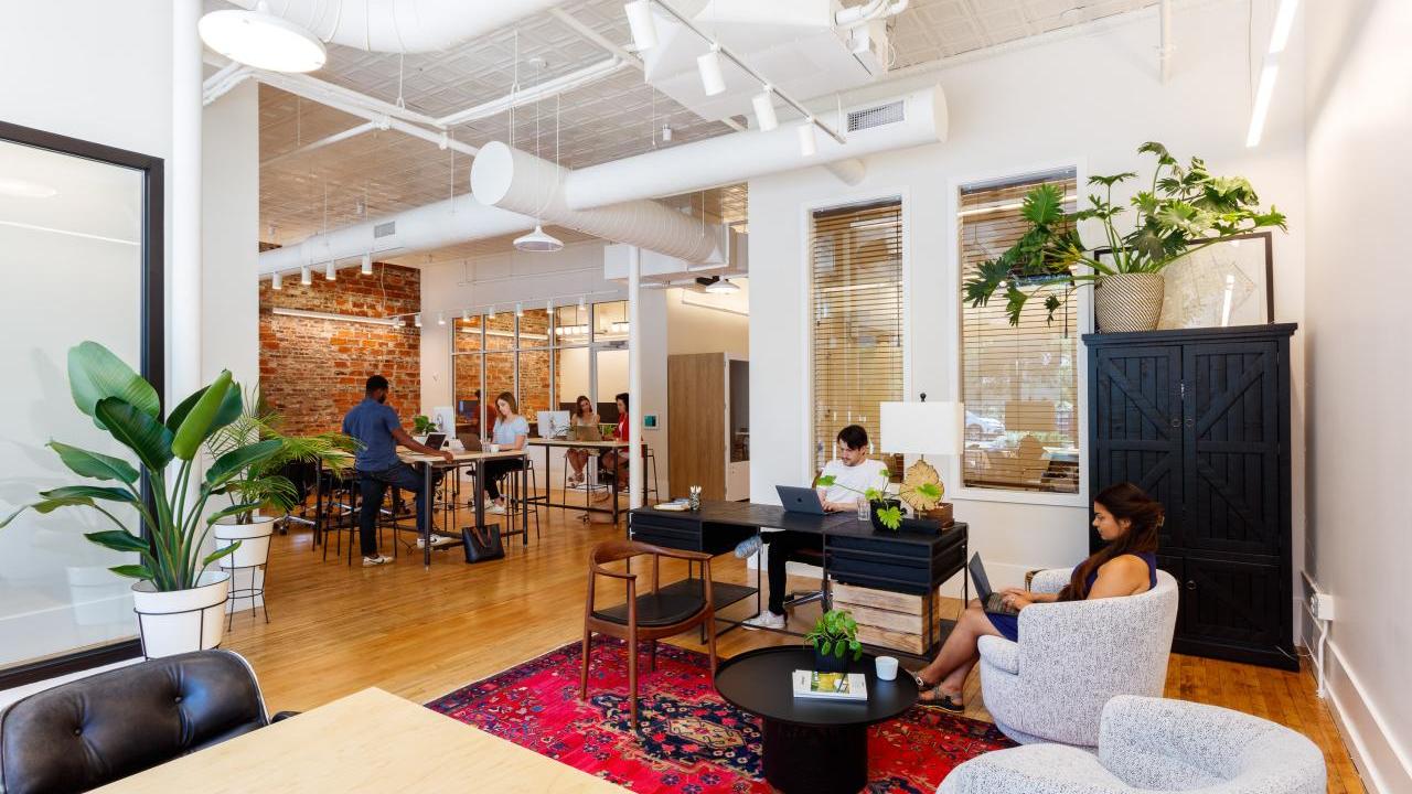 A coworking space