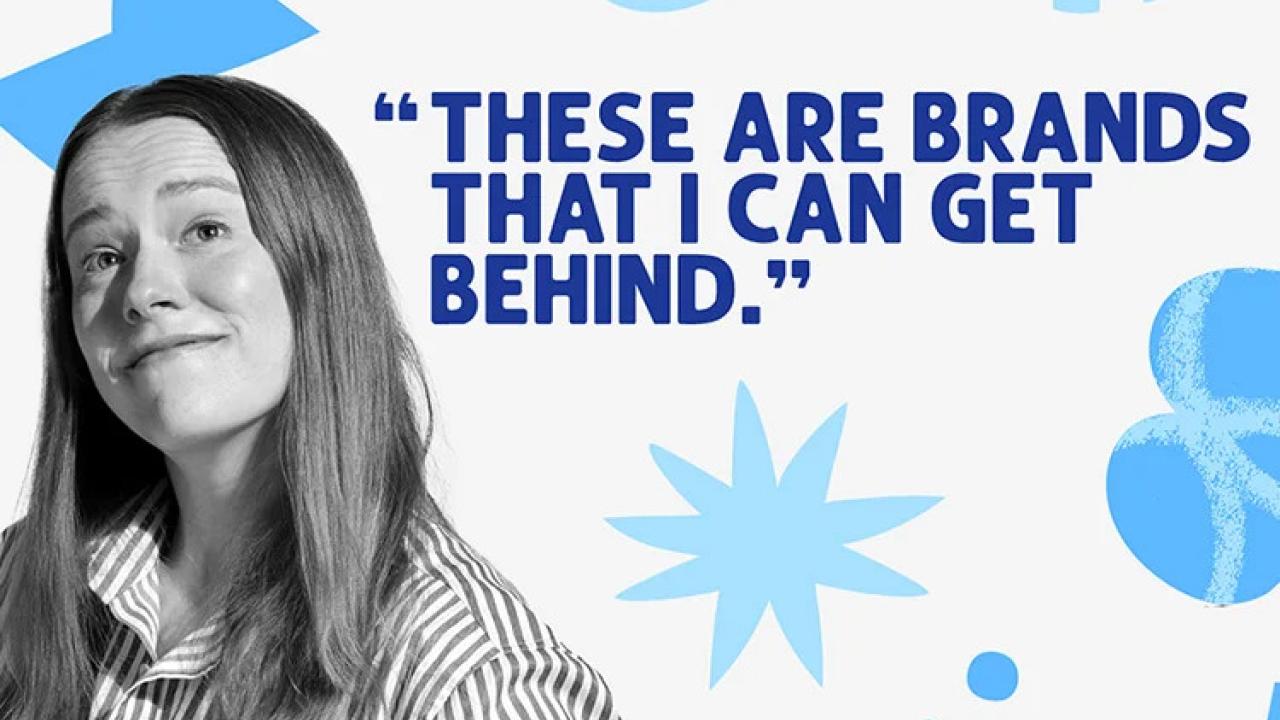 Stephanie Knight and quote "These Are Brands That I Can Get Behind."