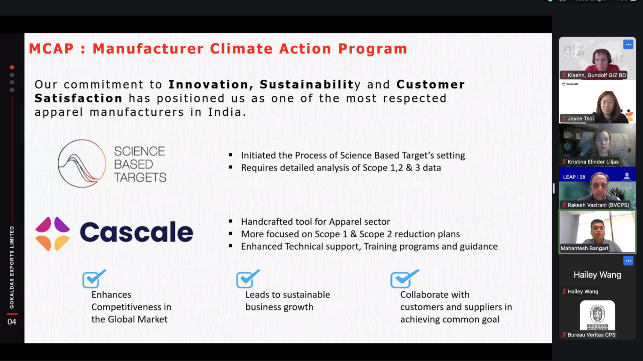 Cascale presents at COP30 Bureau Veritas webinar