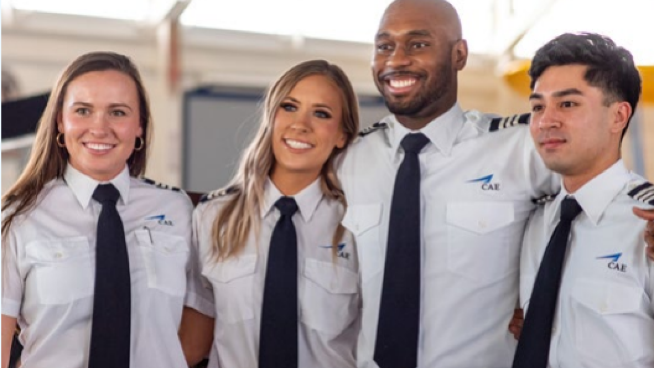 Four cadets