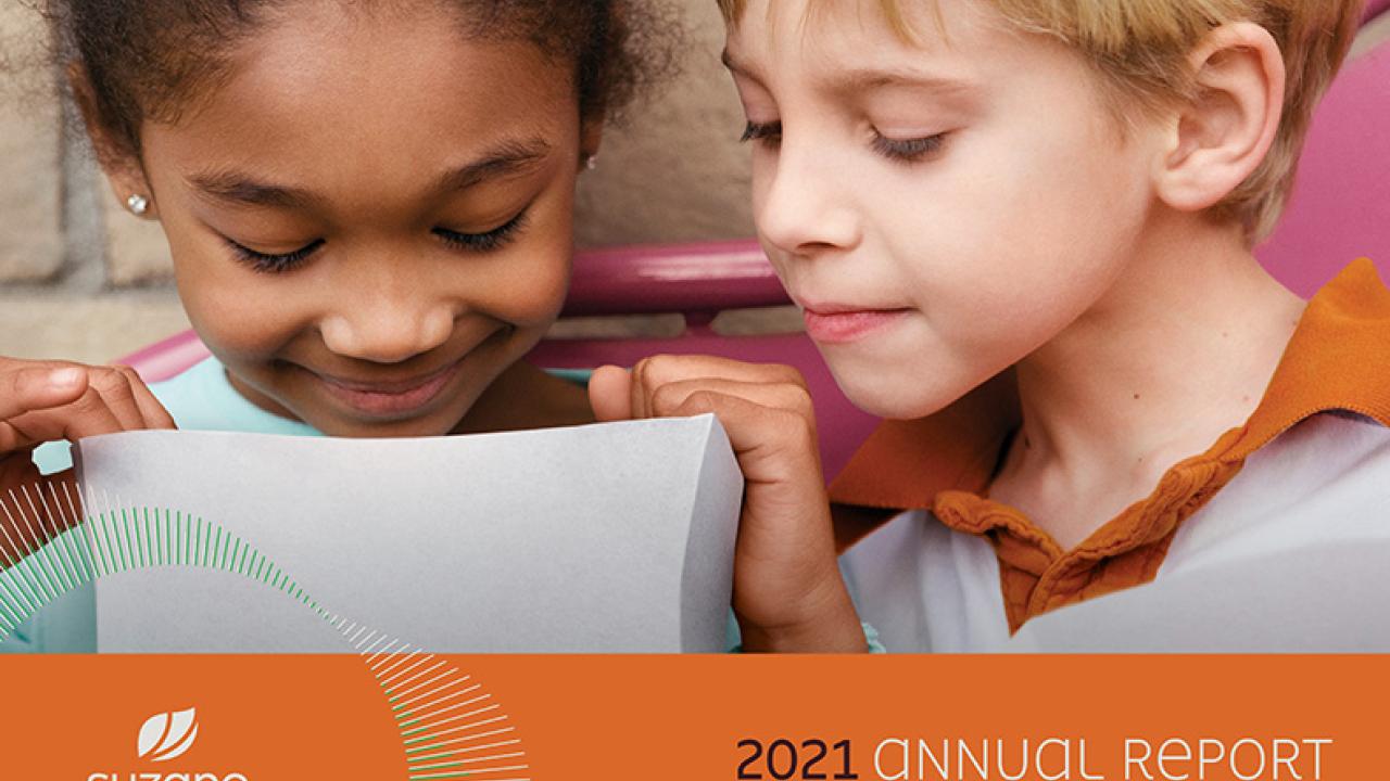 Suzano annual report cover