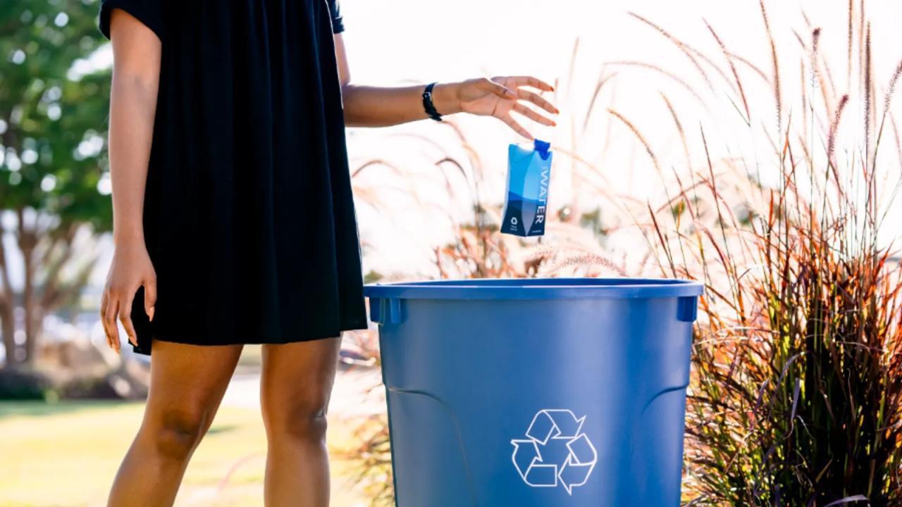 person recyling