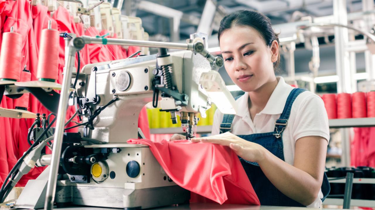 worker in garment factory