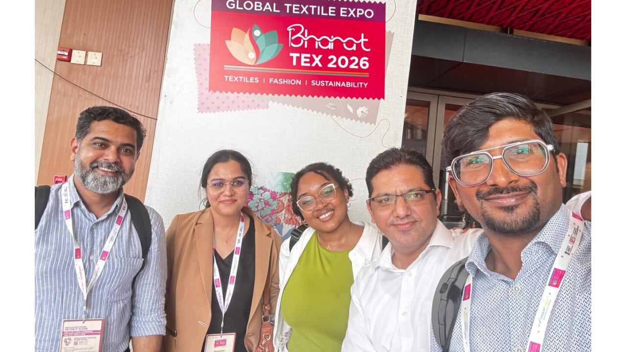 Cascale team at Bharat Tex conference