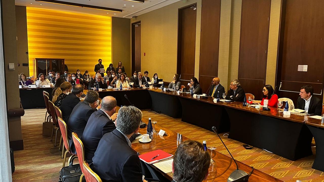 people sitting at the meeting