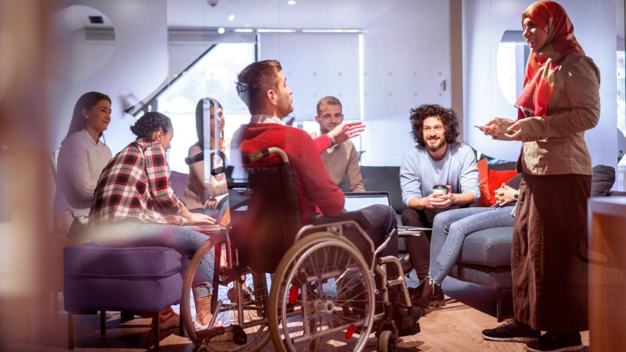 People meeting together