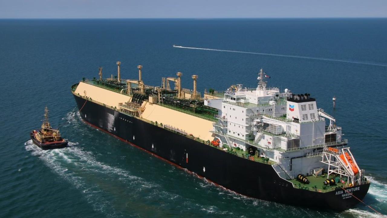 Chevron container ship