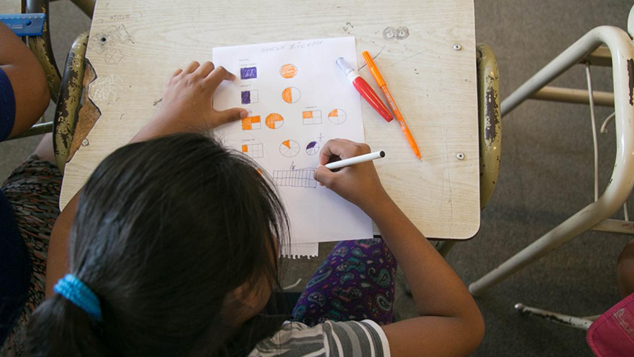 Child drawing