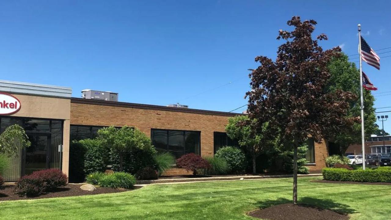 Exterior of the Henkel Cleveland, OH plant