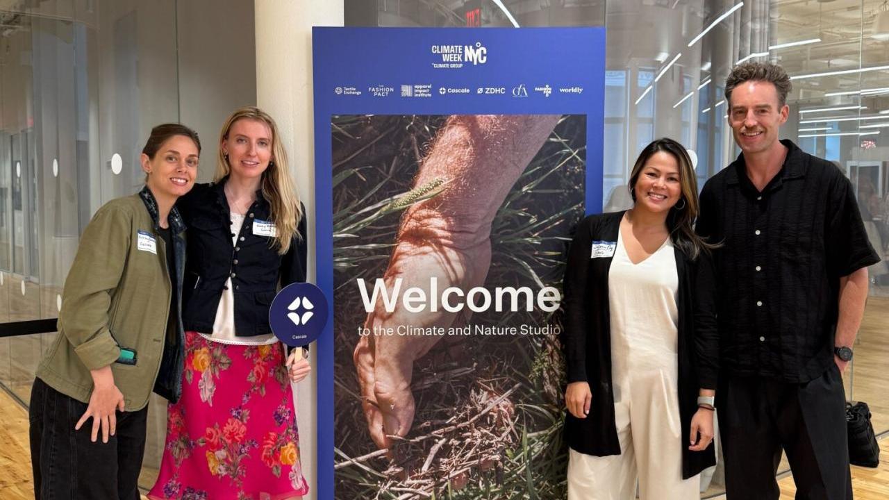 At Climate Week NYC, eight leading fashion organizations joined forces to present the Climate and Nature Studio, a collaborative platform designed to accelerate progress on climate, labor, and nature impact across the sector.