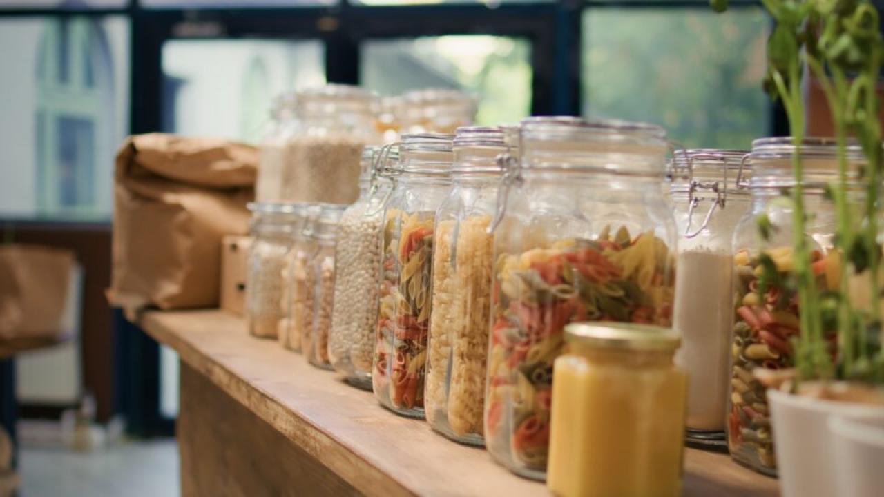 Reusable jars.