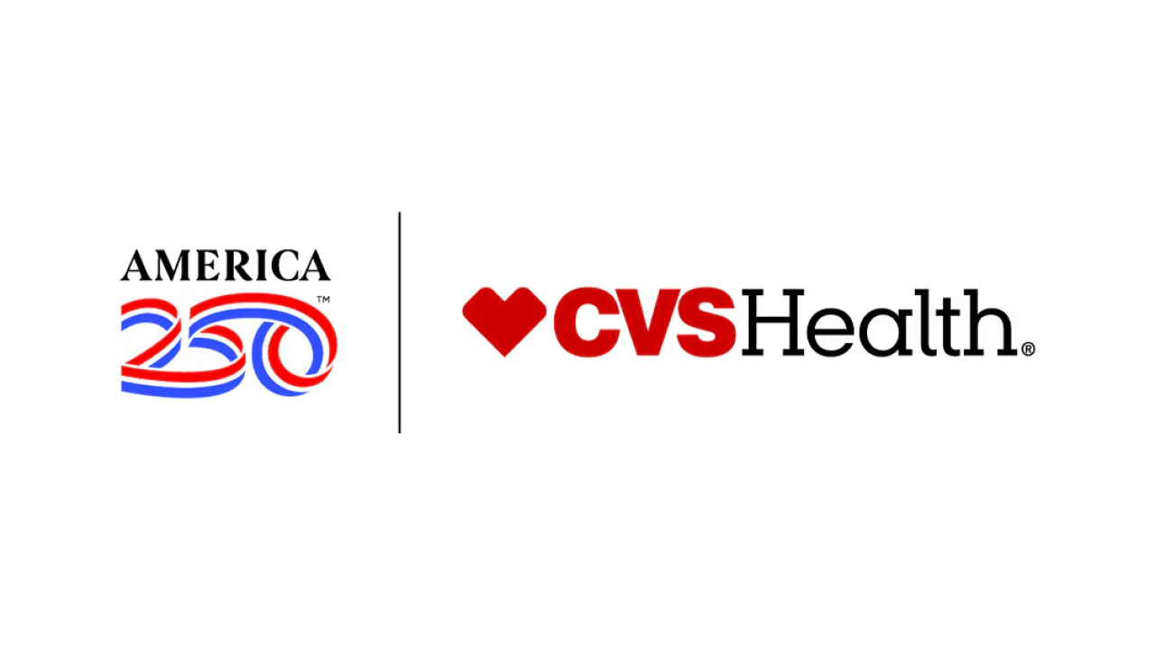 America250 + CVS Health logos