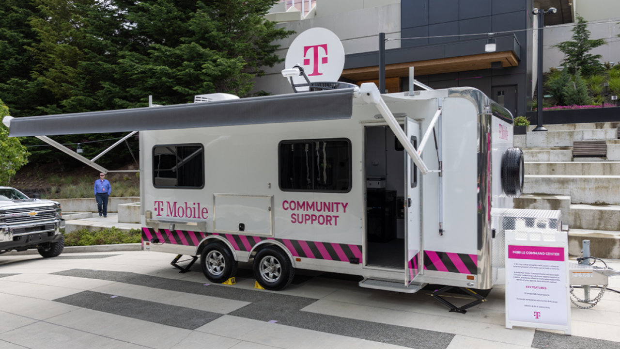 T-Mobile’s new Mobile Command Center allows both T-Mobile incident responders and regional support to mobilize, coordinate efforts and ultimately support the community in a quicker, more efficient method.
