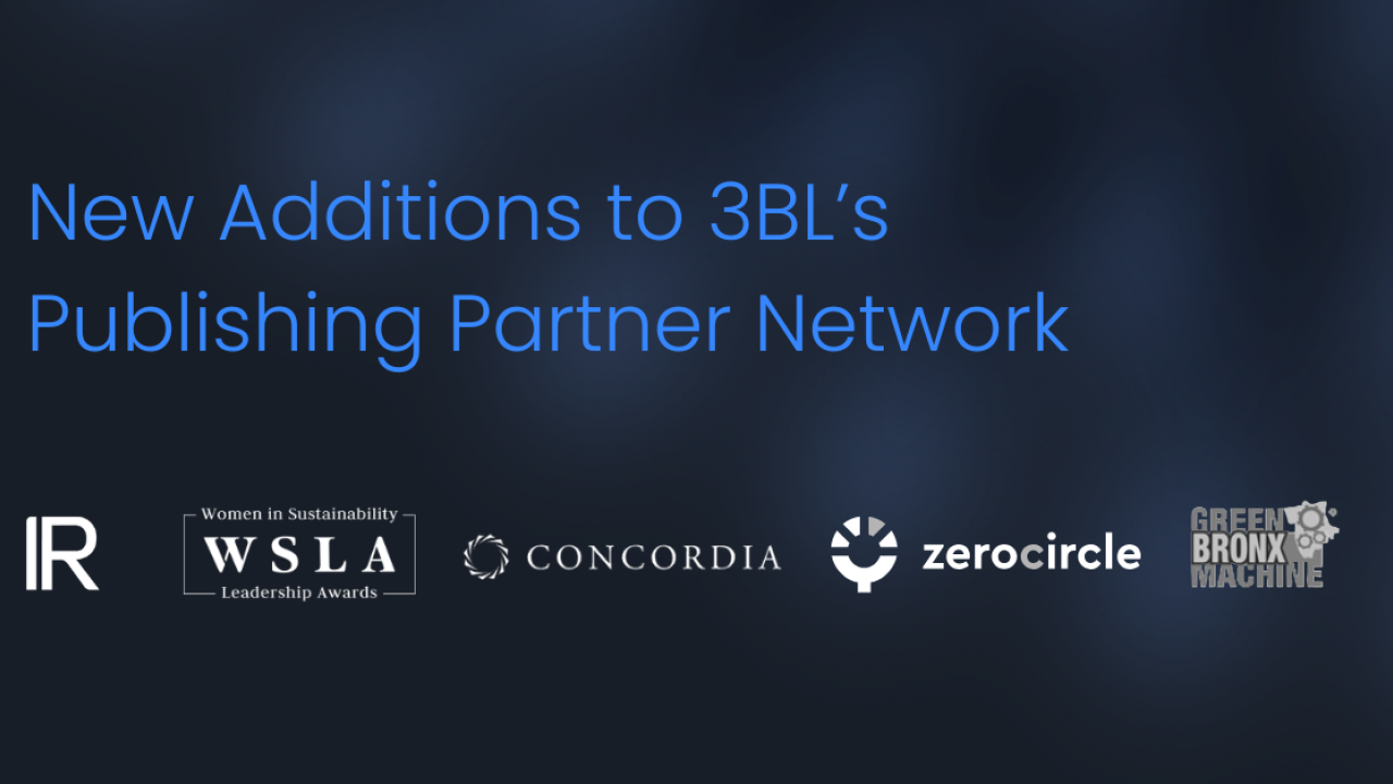 New Additions to 3BL's Publishing Partner Network