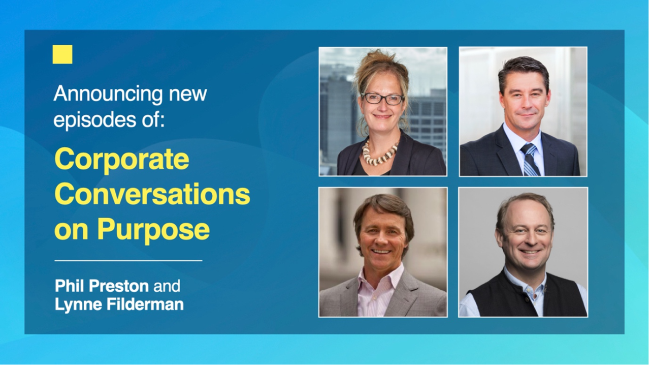 Corporate Conversations on Purpose flyer