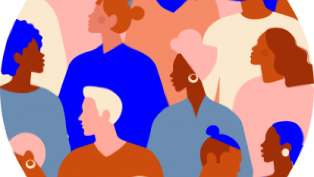 animated image of inclusive group of people