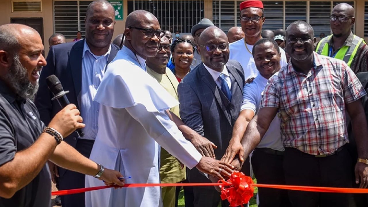 Ribbon cutting ceremony
