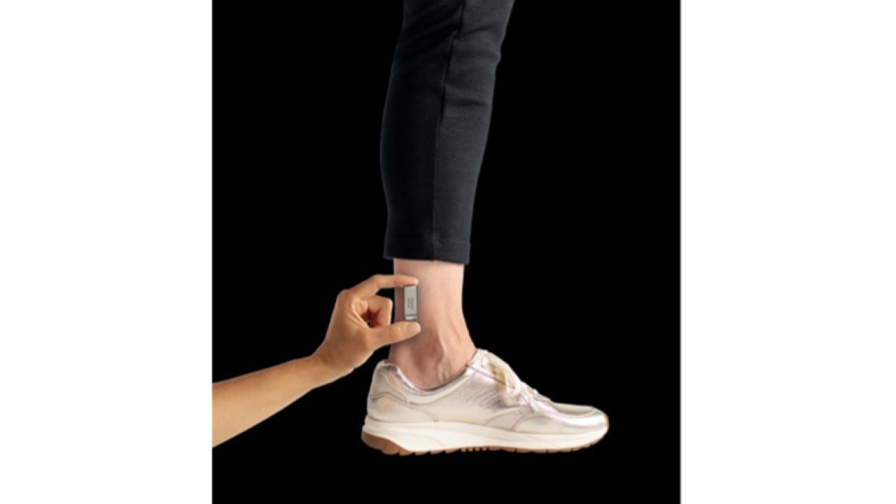 device near ankle
