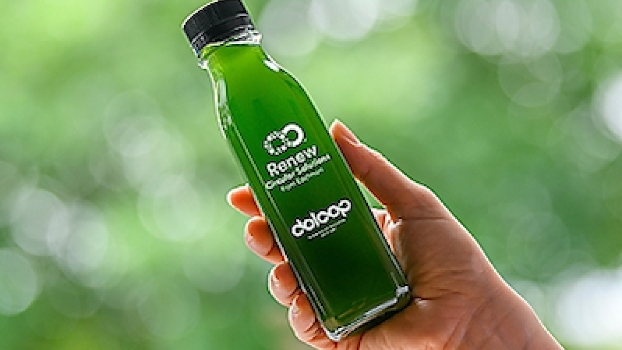 Doloop rPET beverage bottle.