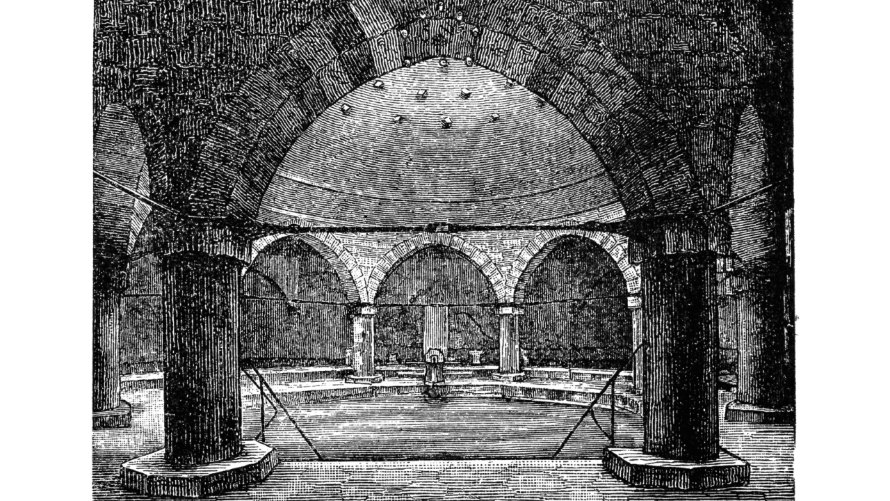 bathhouse drawing