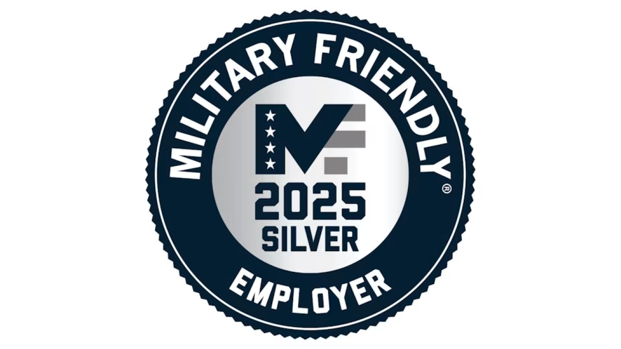 Military Friendly Employer, 2025 Silver logo