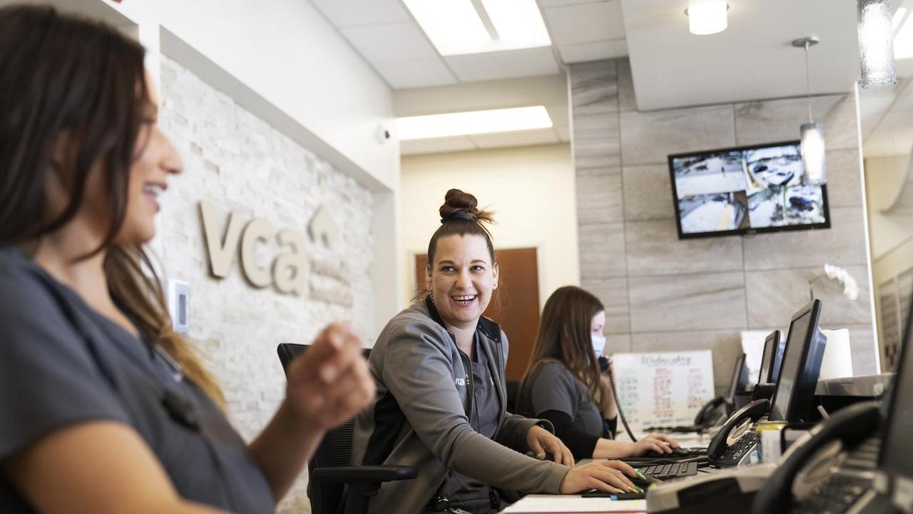 smiling employees
