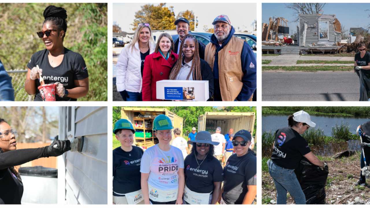 employees volunteering
