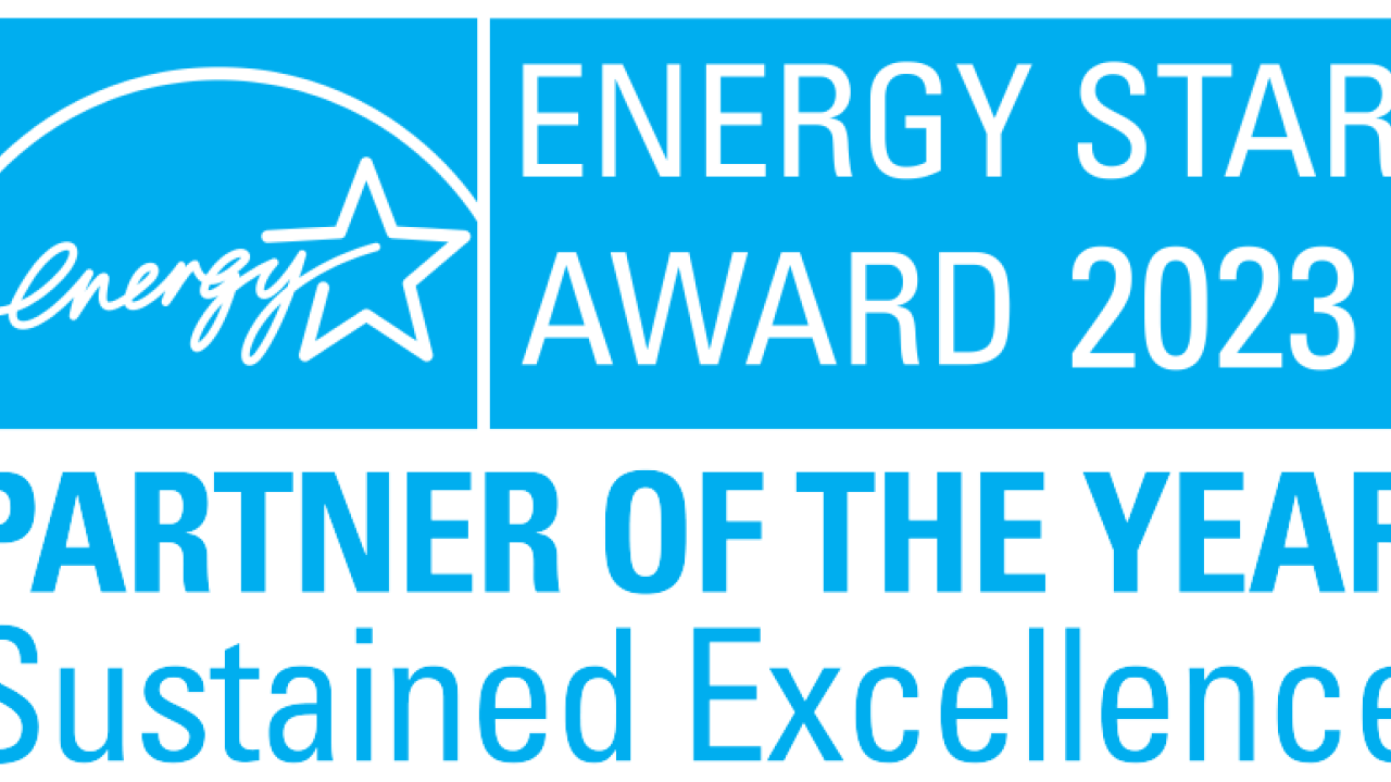 Energy Star Award 2023 Partner of the year Sustained Excellence and logo.