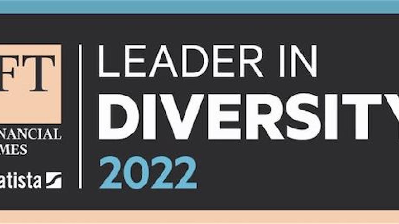 Financial Times Leader in Diversity Award 2022