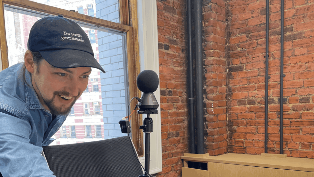 Ethan Bourdeau listening