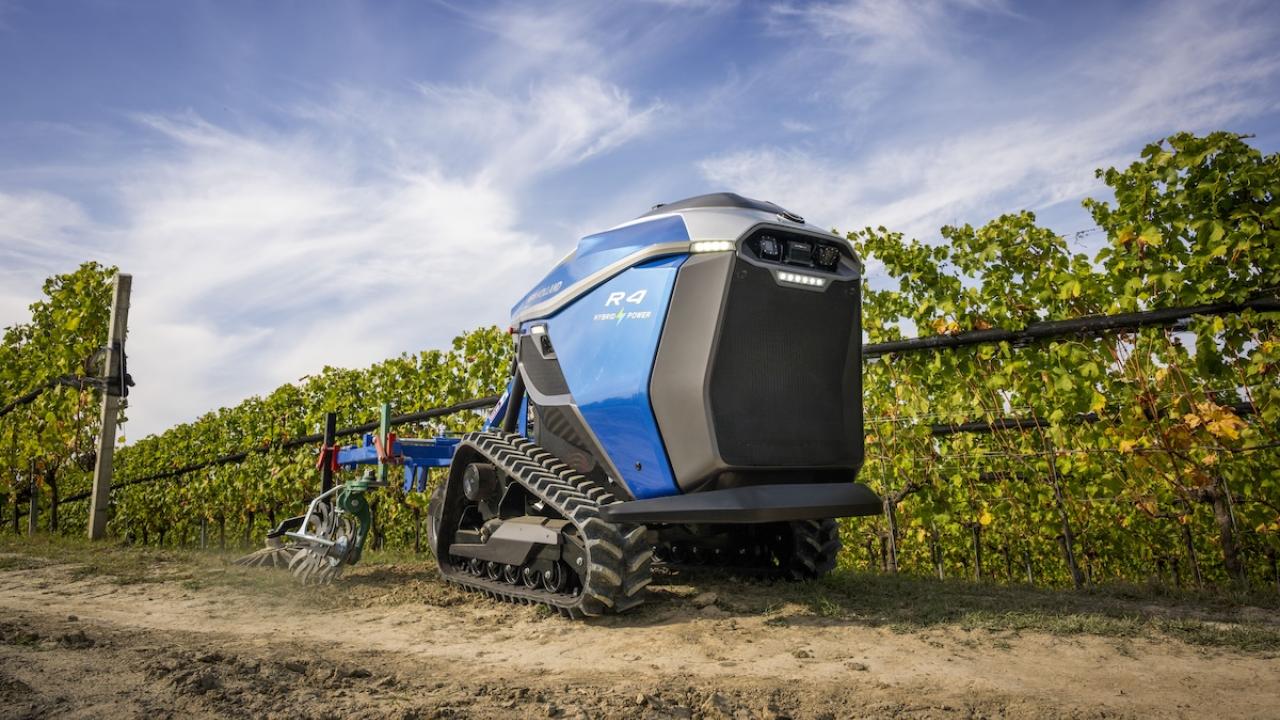 tractor in field
