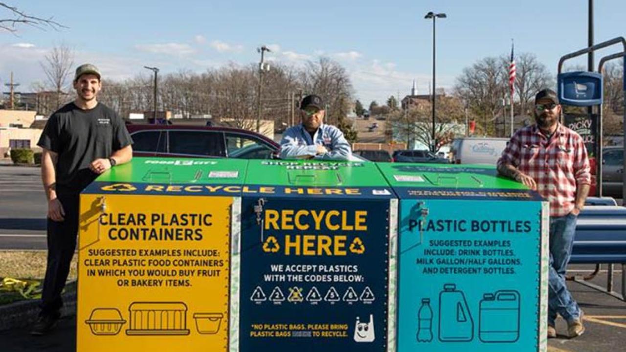 recycling station