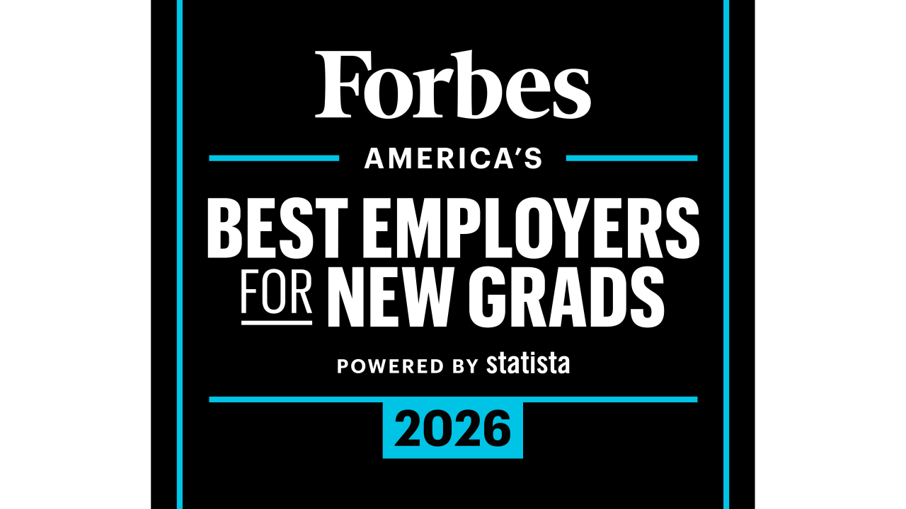 "Forbes America's Best Employers for New Grads"