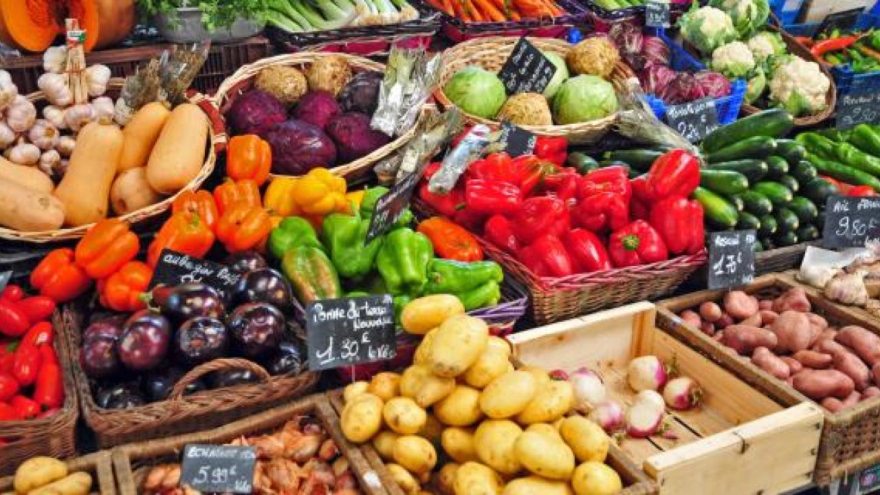Fruits and vegetables