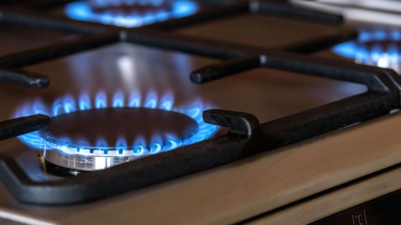 gas stove top