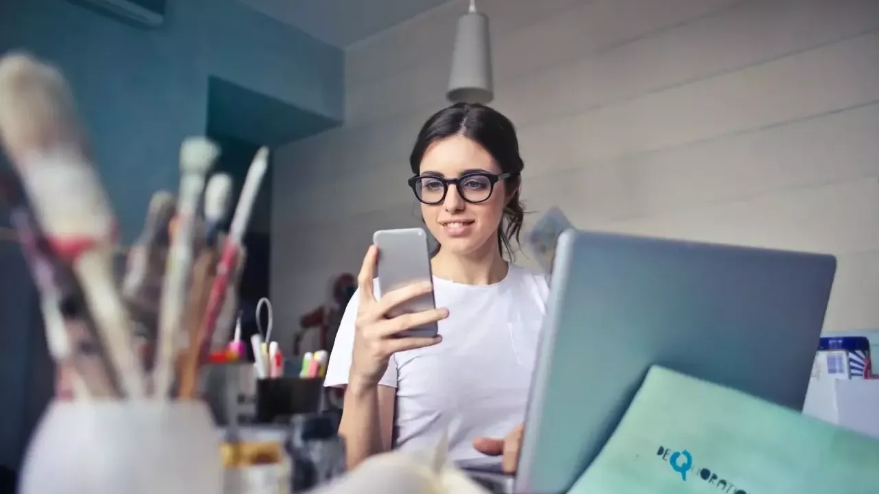 Girl on Phone