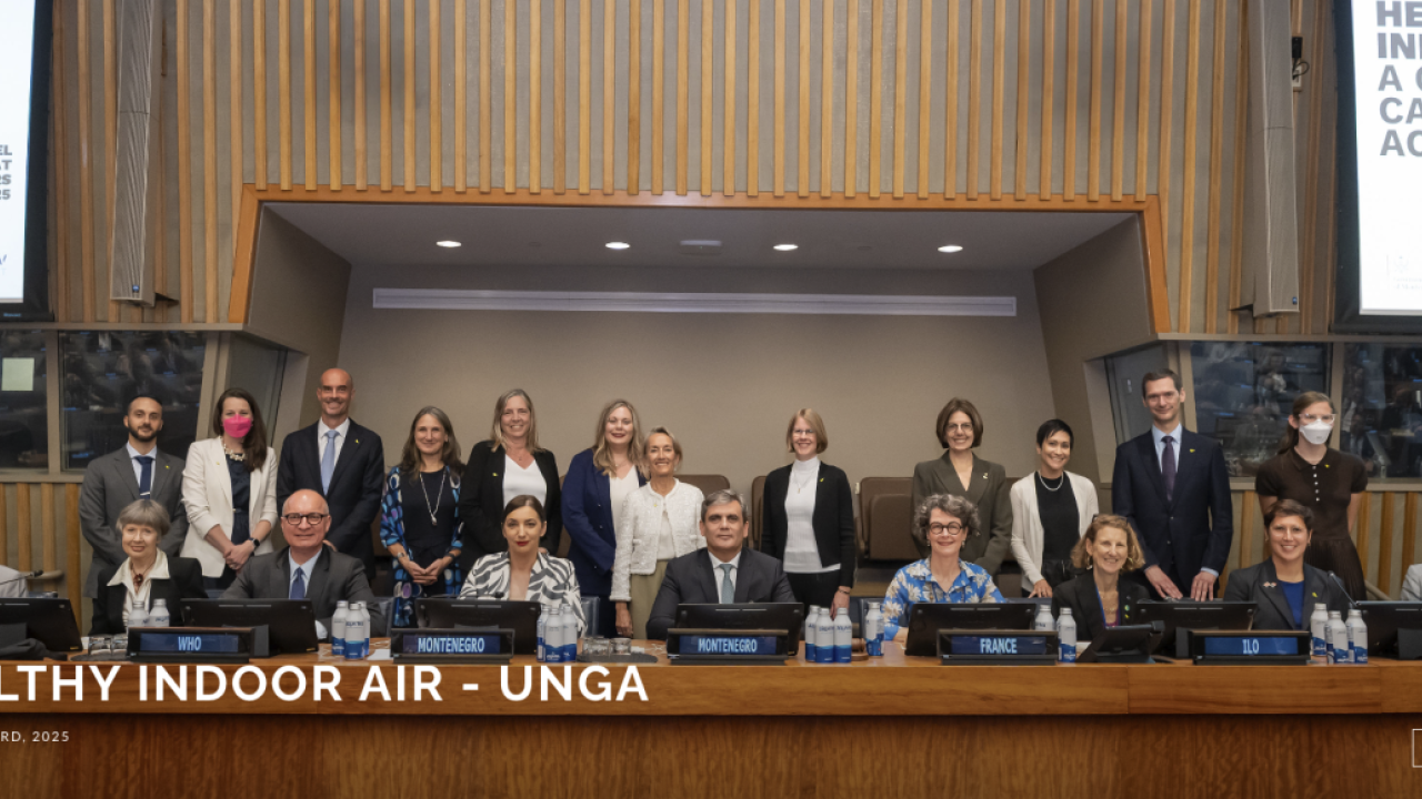 Group photo of Health Indoor Air - UNGA
