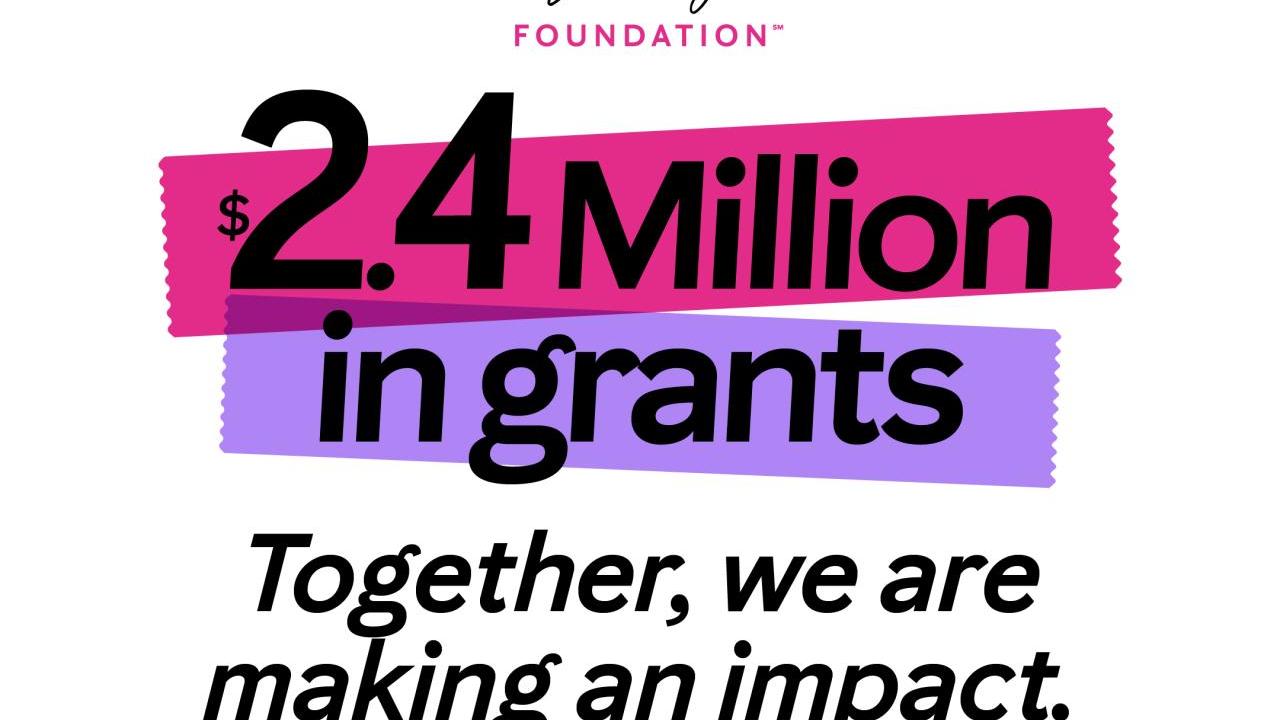 "$2.4 Million in grants. Together, we are making an impact."