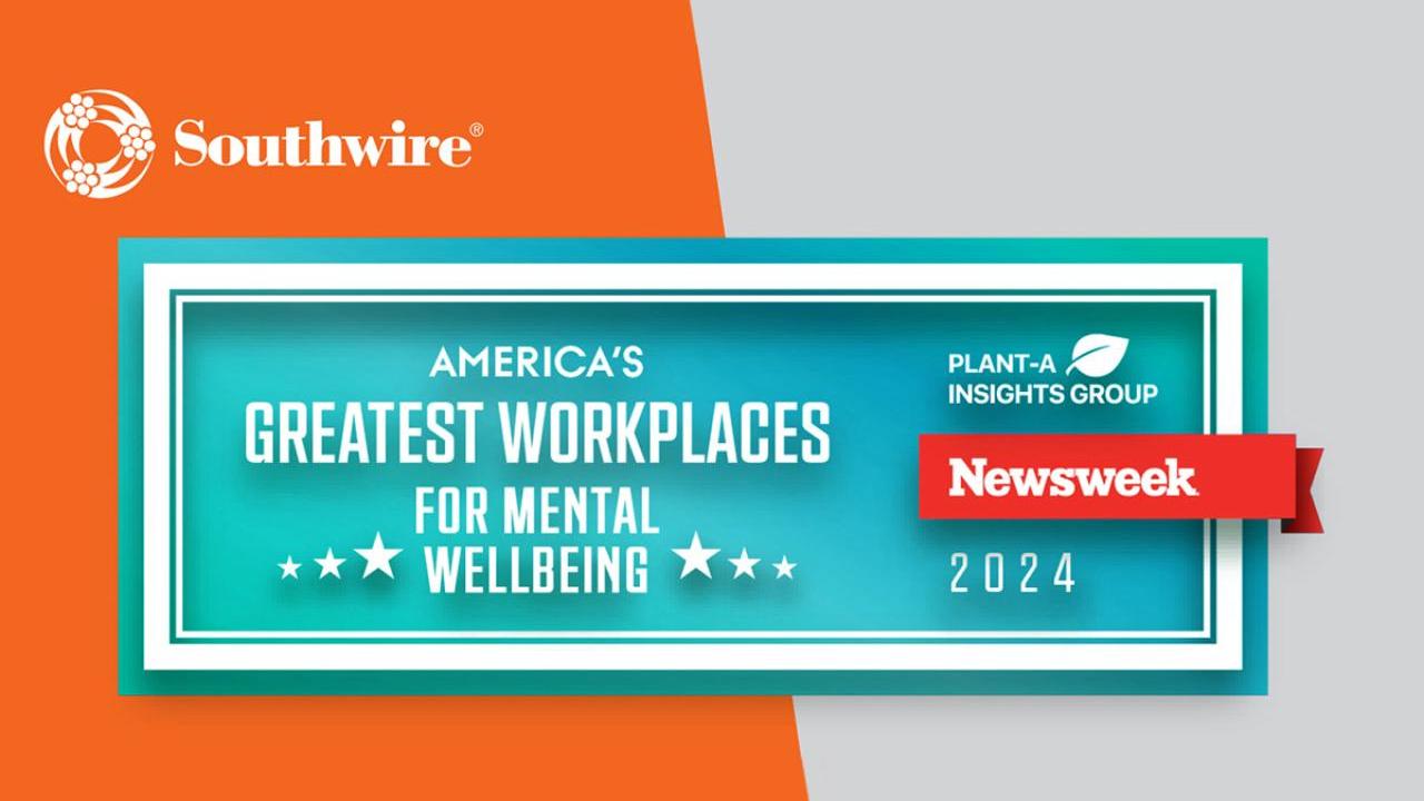 "America's Greatest Workplaces for Mental Wellbeing" badge.