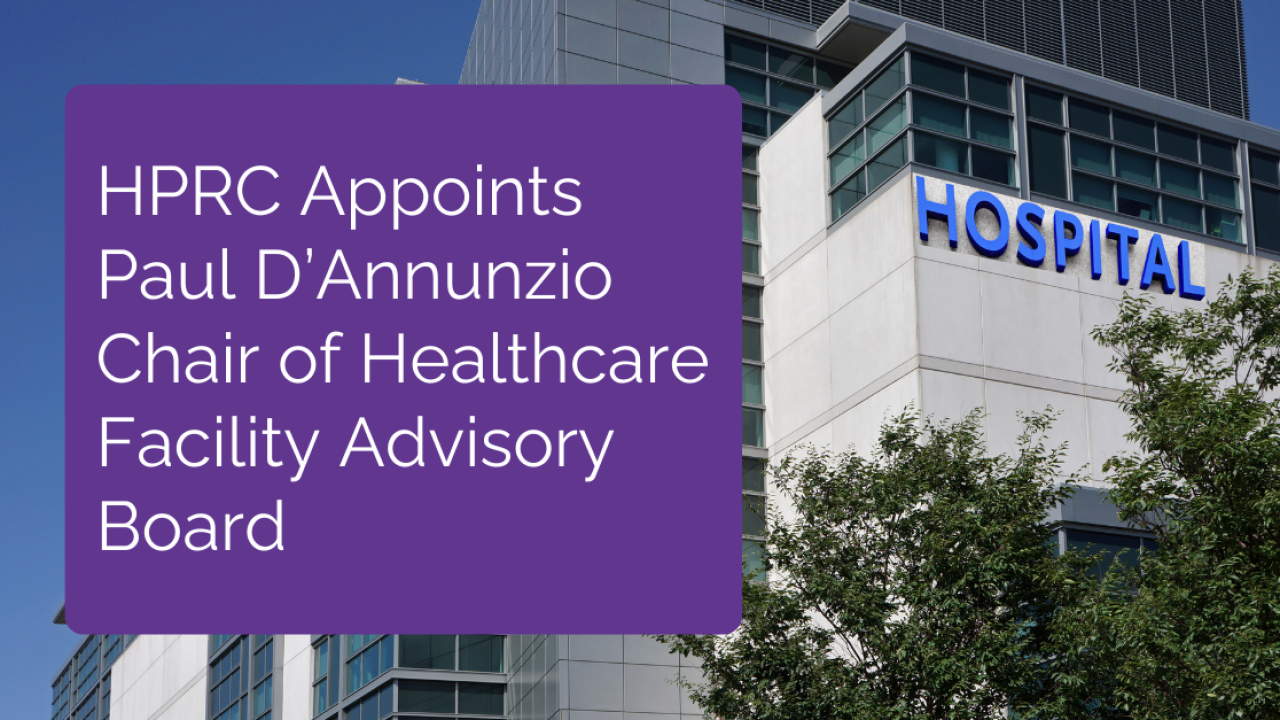 HPRC Appoints New HFAB Chair