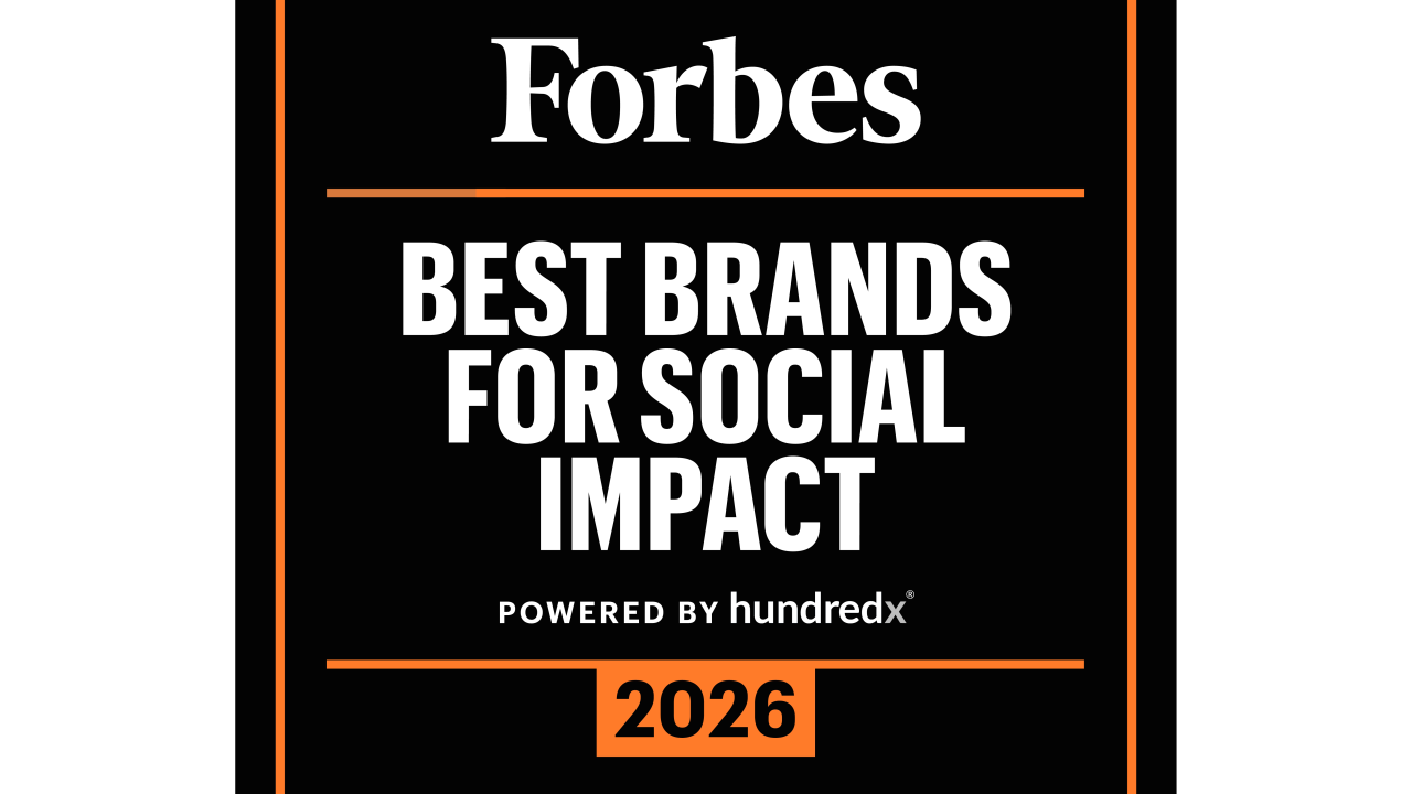 Forbes Best Brands for Social Impact 2026 logo