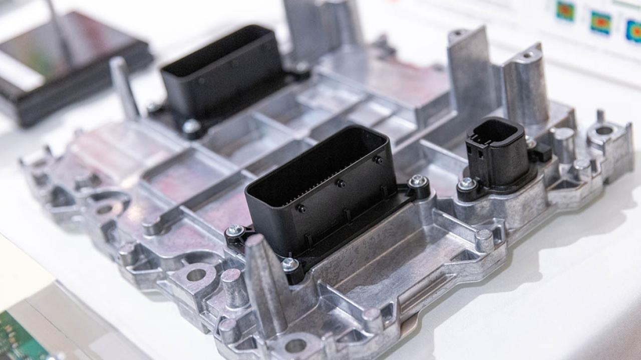 Closeup of electronics