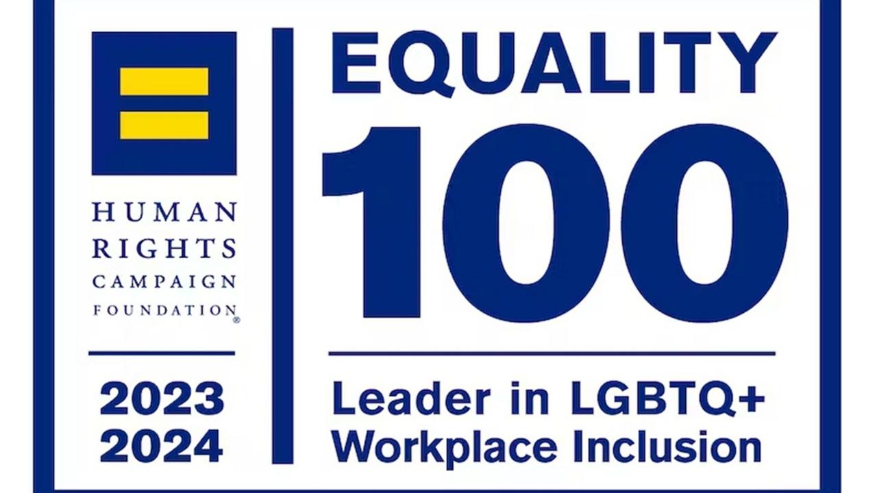 human rights campaign foundation lgbtq 2023-2024 award logo