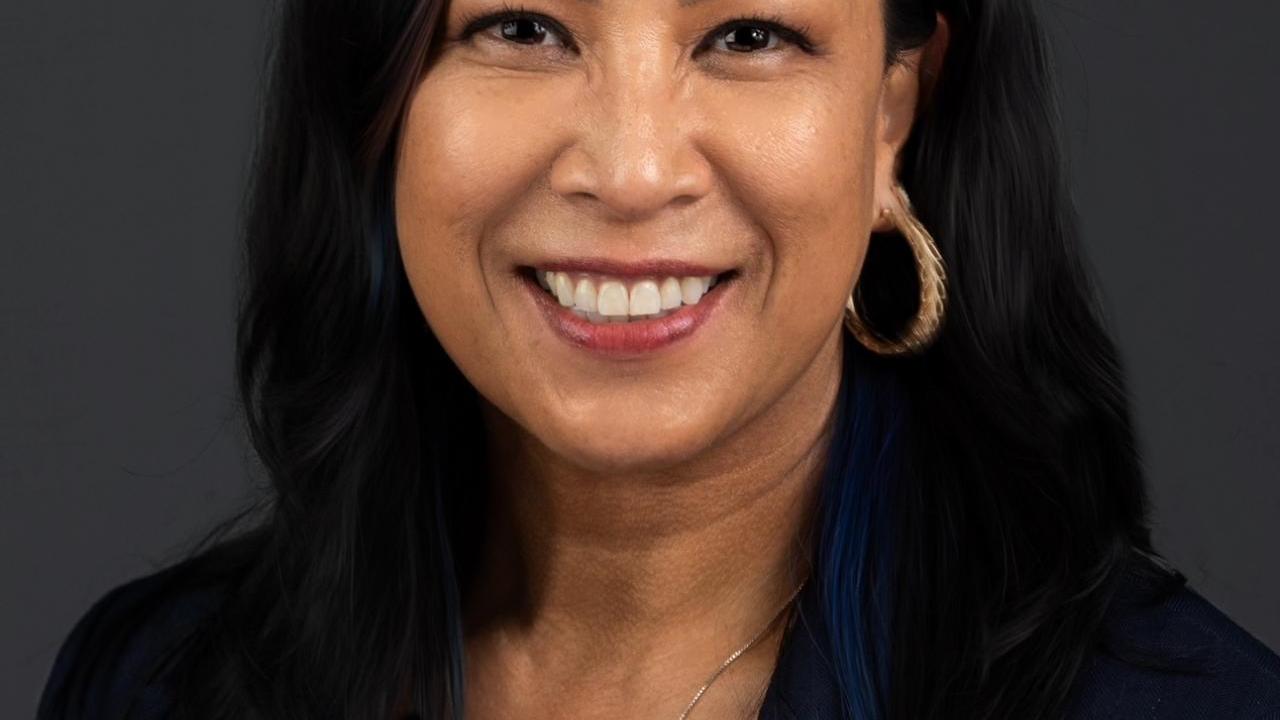 AEG’s Vice President of Diversity, Equity and Inclusion, Jennifer Pi’ilani Requiro.