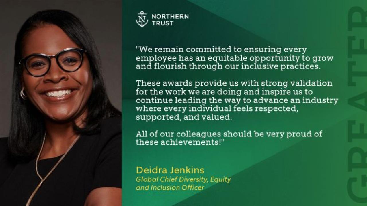 Deidra Jenkins and quote.