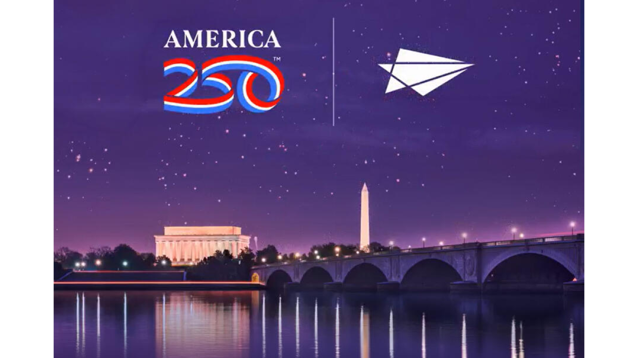 America250 and Leidos logos