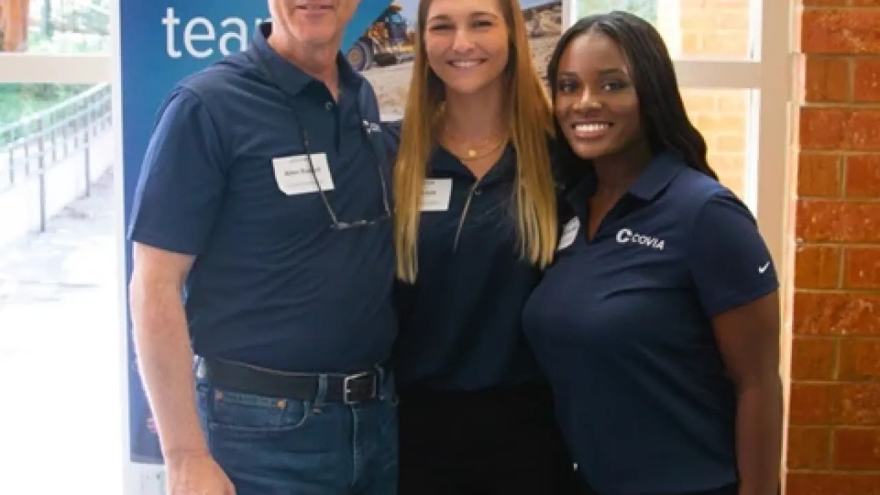 Covia employees standing together
