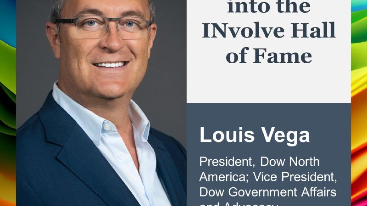 Louis Vega "Inducted into the INvolve Hall of Fame."