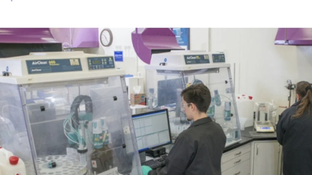 The Materials Science Laboratory at the Cummins Technical Center in Columbus, Indiana.